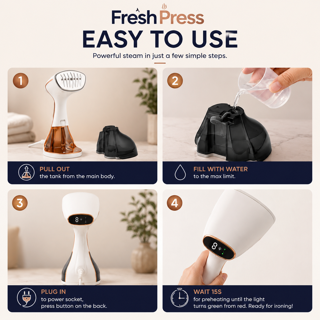 FreshPress™ TurboSteam Handheld Steamer
